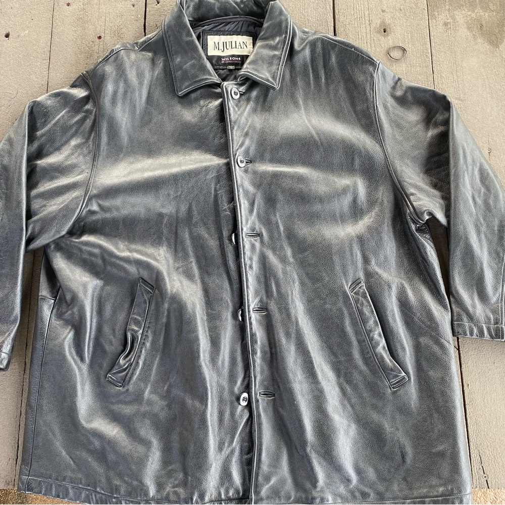 COPY - Leather long coat M. Julian by Wilson leather